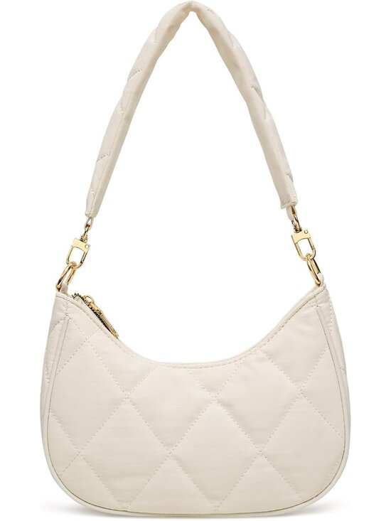 Handbags - Women's Bags Beige Cute Hobo Shoulder Handbags Retro Clutch Stylish Purse